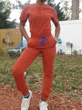Figs Atlantic Rust Joggers